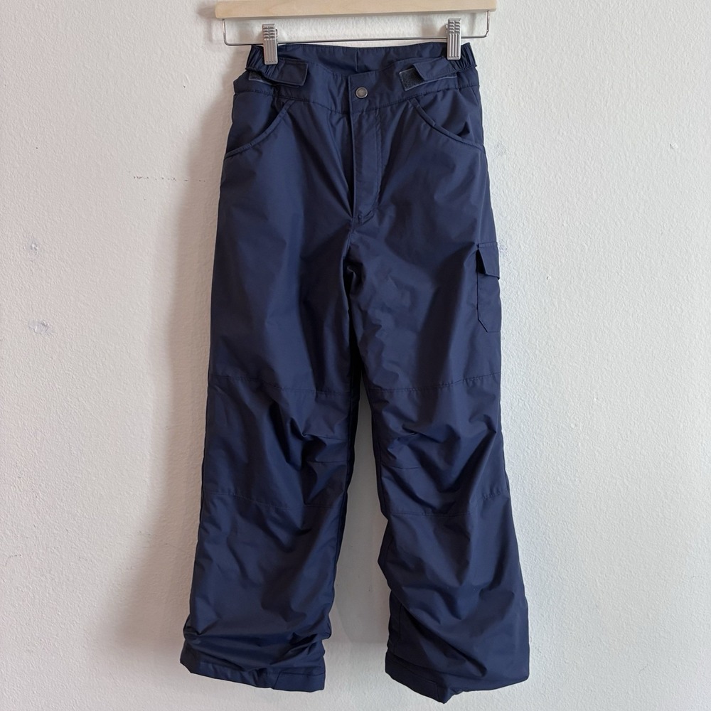 Columbia Youth Bugaboo Omni-Heat Snow Pants Navy Size M (10/12) Outgrown Winter